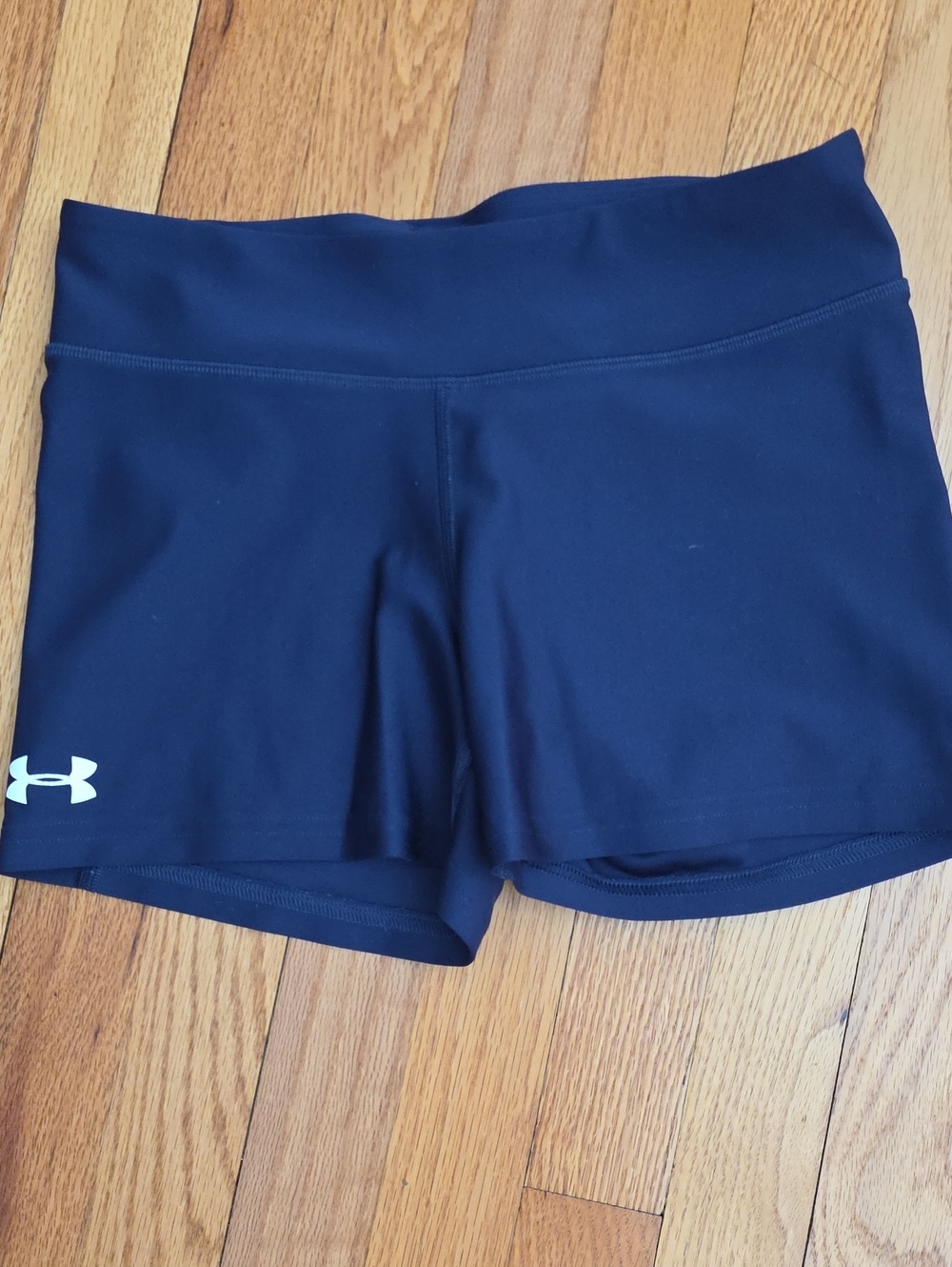 Under Armour Women's Navy Blue Performance Bike Shorts